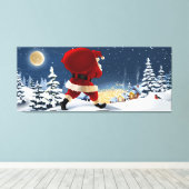 クリスマスキャンバス印刷 キャンバスプリント (インサイチュ (ウッドフロア))