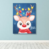 クリスマスキャンバス印刷 キャンバスプリント (インサイチュ (ウッドフロア))