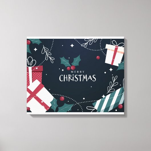 クリスマスキャンバス印刷 キャンバスプリント (正面)