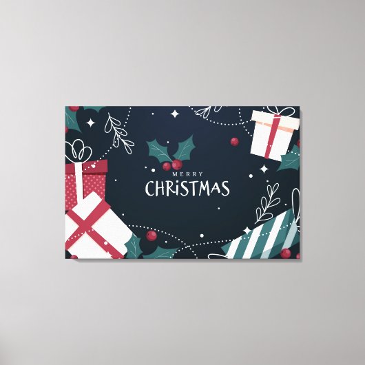 クリスマスキャンバス印刷 キャンバスプリント (正面)