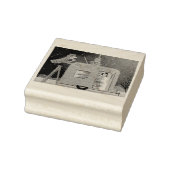 クリスマスキャンパートレーラーレトロアートゴムのスタンプ ラバースタンプ (スタンプ)