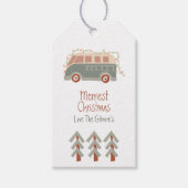 クリスマスキャンパーファンギフトラベル ギフトタグ (正面)
