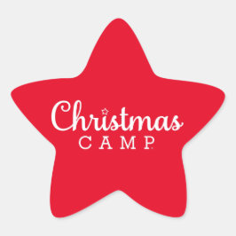 クリスマスキャンプステッカー |クリスマススタンプ 星シール