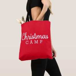クリスマスキャンプトートバッグ |緑 |クリスマスバッグ トートバッグ