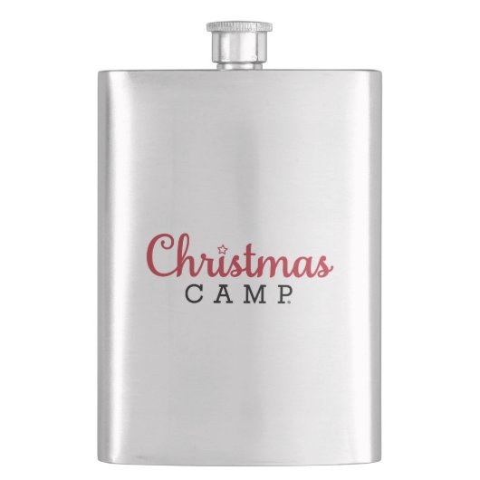 クリスマスキャンプフラスコ | 最高の祝儀 フラスク (正面)