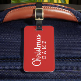 クリスマスキャンプラゲッジタグ ラゲッジタグ