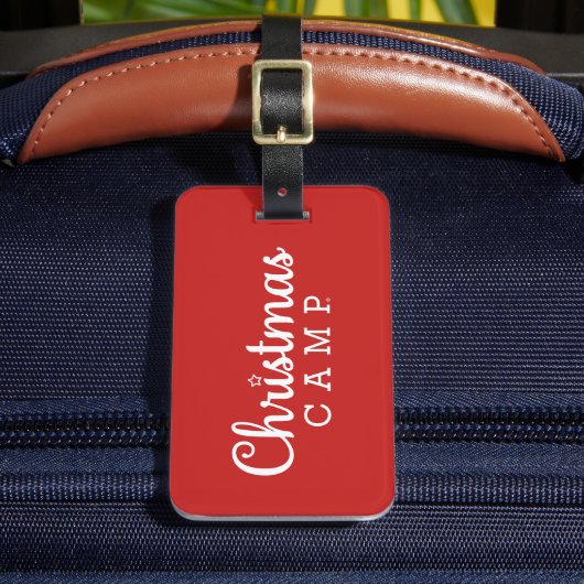 クリスマスキャンプラゲッジタグ ラゲッジタグ (正面インサイチュ2)