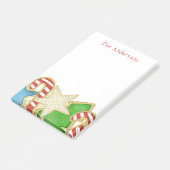 クリスマスキュートお洒落ホリデークッキーおもしろい ポストイット (アングル)