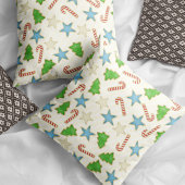 クリスマスキュートお洒落ホリデークッキー切り出し クッション