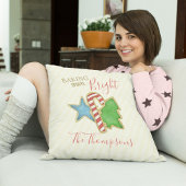 クリスマスキュートお洒落ホリデークッキー切り出し クッション