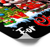 クリスマスキュートなサンタ・サングラスのポッサムが欲しい ポスター (角)