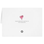 クリスマスキュートウォーターカラーレッドフェスティバルオーナメント (裏面横)