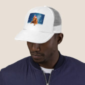 クリスマスキュートゴールデンレトリエバードッグサンタハットスノー キャップ (インサイチュ)