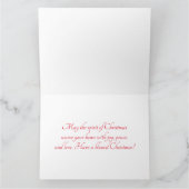 クリスマスキュートプードル カード (内部)