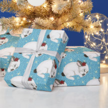 クリスマスキュートベビーバニーキュードルグリッタースター