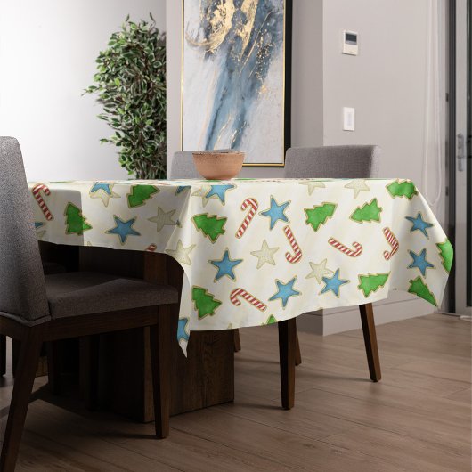 クリスマスキュートホリデーお洒落クッキー切り出し テーブルクロス