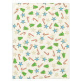 クリスマスキュートホリデーお洒落クッキー切り出し テーブルクロス (正面)