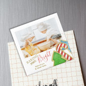 クリスマスキュートホリデーお洒落クッキー切り出し マグネット