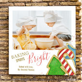 クリスマスキュートホリデークッキー切り出し お洒落 フォトプリント