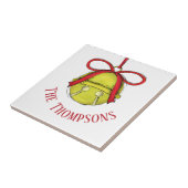 クリスマスキュートホリデー金ゴールドフェスティバルジンルベルズ タイル (側面)