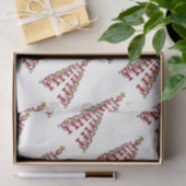 クリスマスキュートロブスターツリー航海のビーチ組織 薄葉紙 (ギフト)