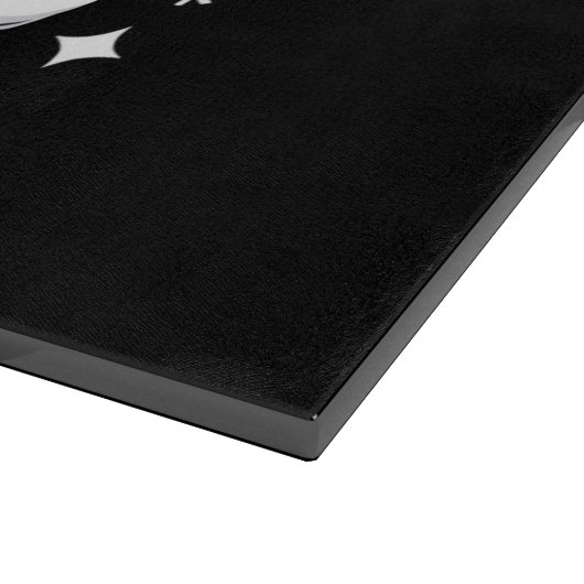 クリスマスキュート幽霊アイスコーヒーレトロクリスマスコーヒー カッティングボード (角)