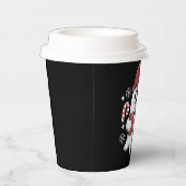 クリスマスキュート幽霊アイスコーヒーレトロクリスマスコーヒー 紙コップ (右)