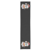 クリスマスキュート幽霊サンタパーティークリスマスホリデー ショートテーブルランナー (正面)