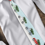 クリスマスキュート素朴ロカラフルック雪片 ネクタイ