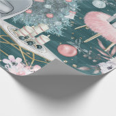 クリスマスキュードル天気 ラッピングペーパー (角)