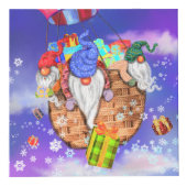クリスマスキューブ飛んでいる格言与えギフト フォトキューブ (右)