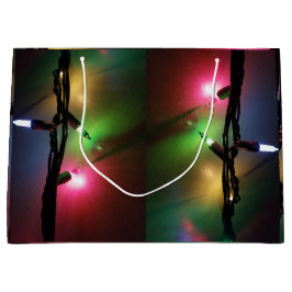 クリスマスキラキラ ラージペーパーバッグ