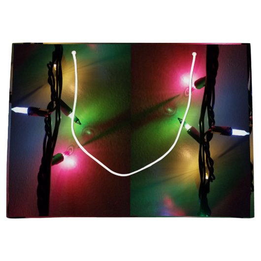 クリスマスキラキラ ラージペーパーバッグ (正面)