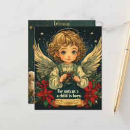 クリスマスキリスト子聖書聖句スクラップブック紙