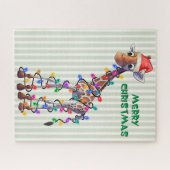 クリスマスキリンパズル ジグソーパズル (横)