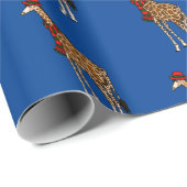 クリスマスキリン包装紙 ラッピングペーパー (ロールコーナー)