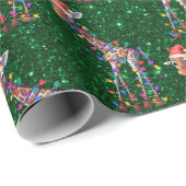 クリスマスキリン包装紙 ラッピングペーパー (ロールコーナー)