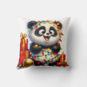 クリスマスキリン&パンダリバーシブルピロー クッション (裏面)