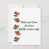 クリスマスキリン 招待状 (裏面)