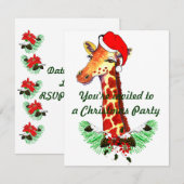 クリスマスキリン 招待状 (正面/裏面)