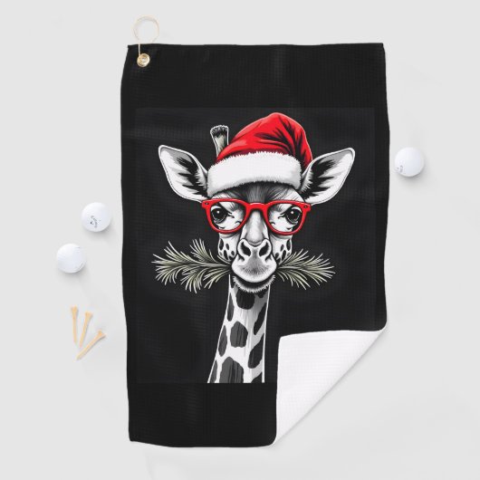 クリスマスキリンSanta Hat Pajamaギフトファミリーマット ゴルフタオル (インサイチュ)