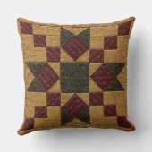 「クリスマスキルテッドパターン」装飾用クッション クッション (裏面)