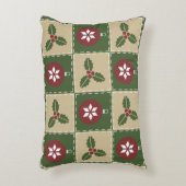 クリスマスキルトアクセント枕 アクセントクッション (正面(垂直))