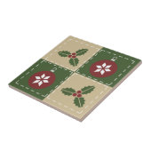 クリスマスキルトタイル タイル (側面)