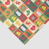 クリスマスキルトパターン 薄葉紙 (詳細)