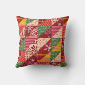 クリスマスキルト クッション (裏面)