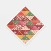 クリスマスキルト スタンダードランチョンナプキン (角)