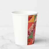 クリスマスキルト 紙コップ (右)