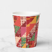 クリスマスキルト 紙コップ (右)