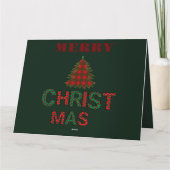 クリスマスキーチェーン カード (裏面)